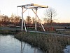 Bruggetje over afwateringskanaal Naardermeer bij Molen de Onrust