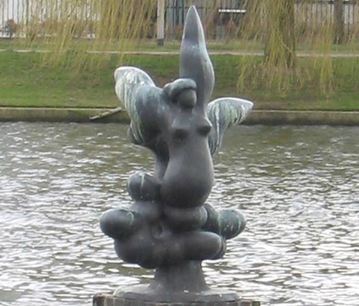 Hilversum, Kerkelanden vijver, Sirene