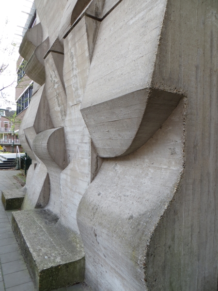 Hilversum, Waterval, kunstwerk van Cor Dam