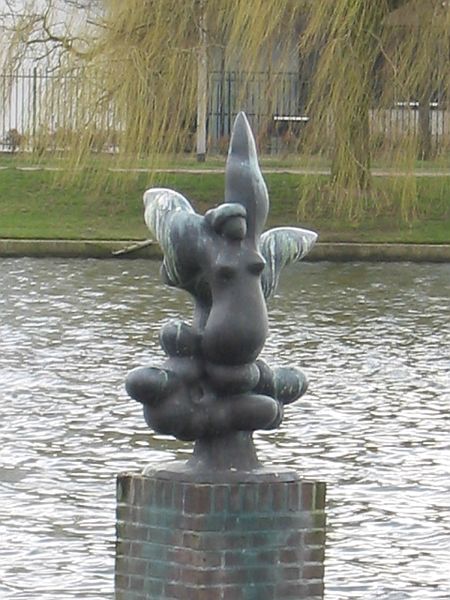 Hilversum, Kerkelanden vijver, Sirene