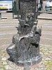 Blaricum, Erfgooiersboom (bronzen replica), hoek Dorpsstraat-Torenlaan