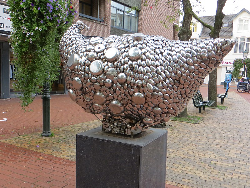 Bussum, Veerplein, wisselsokkel, Wonderhoorn