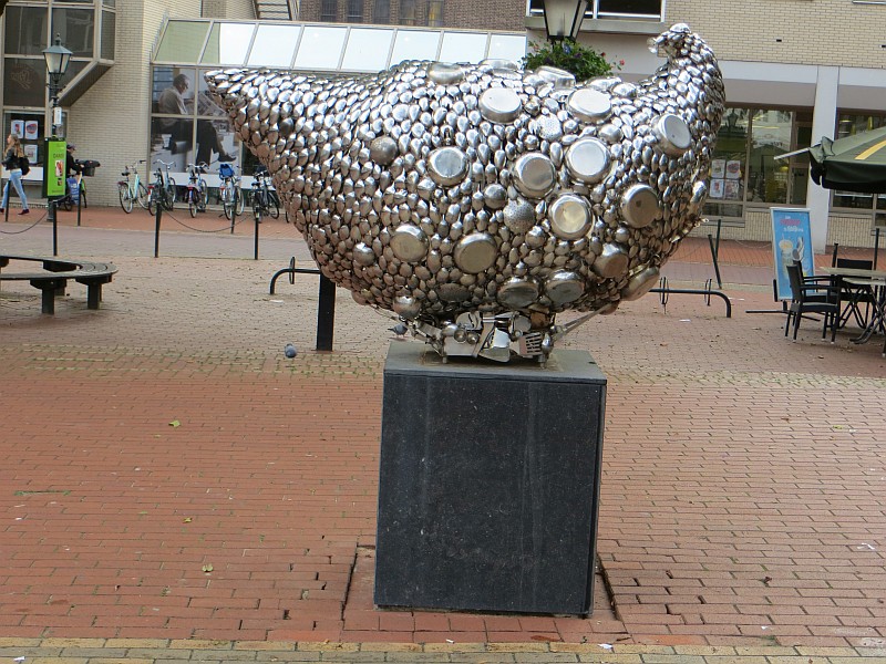 Bussum, Veerplein, wisselsokkel, Wonderhoorn