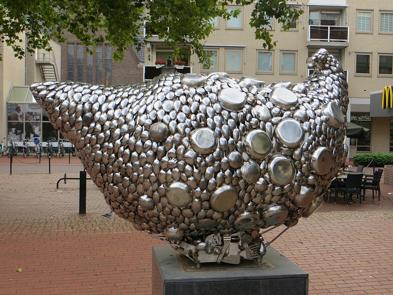 Bussum, Veerplein, wisselsokkel, Wonderhoorn