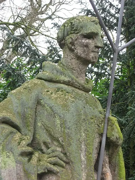 Muiden, beeld Ludgerus bij Boskapel