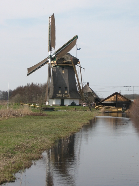 Molen de Onrust, Naardermeer, Muiden