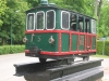 Replica locomotief, voor Rechthuis in Muiderberg