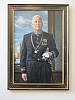 Raadhuis Hilversum, staatsieportret burgemeester J.J.G. Boot
